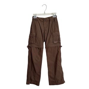 REI Girls Cargo Convertible Brown Outdoors Pants Size 6/7